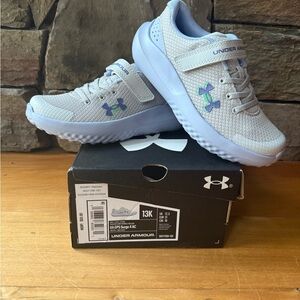 NIB Girl’s Under Armour GPS Surge 4 athletic shoes 13k